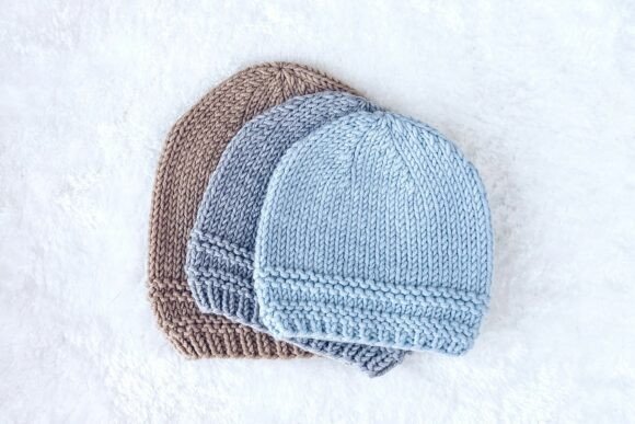 Download Very Easy Baby Beanie Knitting Pattern - Knitting pattern Collection