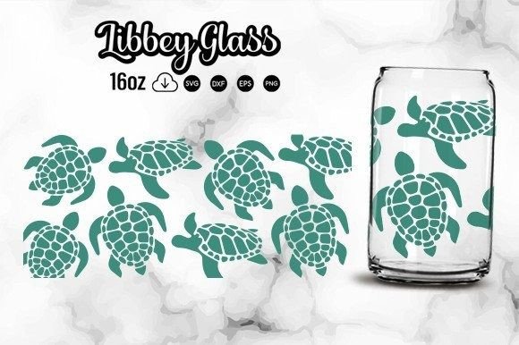 Download Sea Turtle Libbey Glass Svg Cut Files - Svg cut files Collection