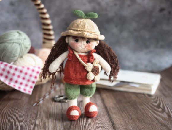 Download Doll Knitting Pattern - Dreamy Doll Amel - Knitting pattern Collection